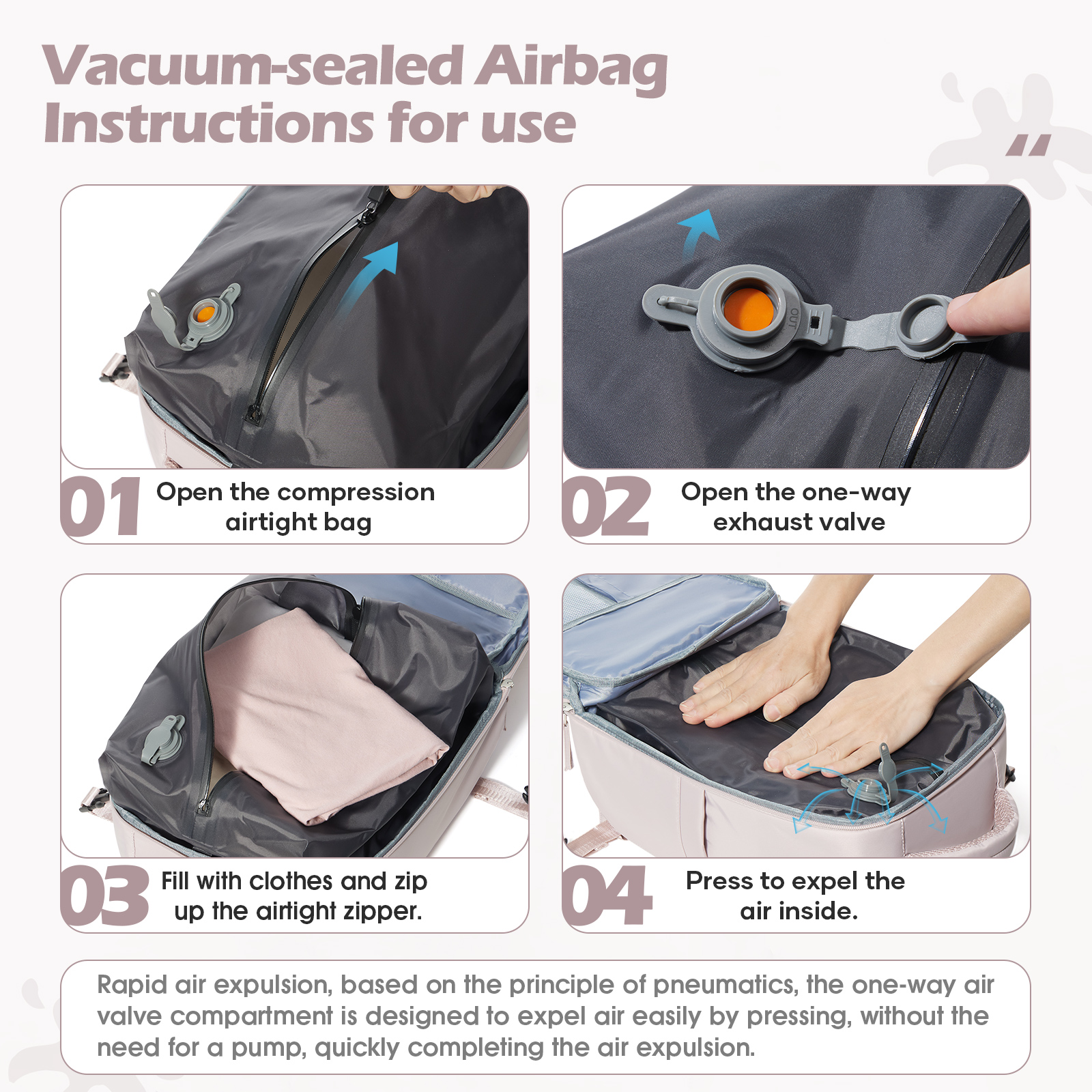 Vacuum-Compression-Backpack