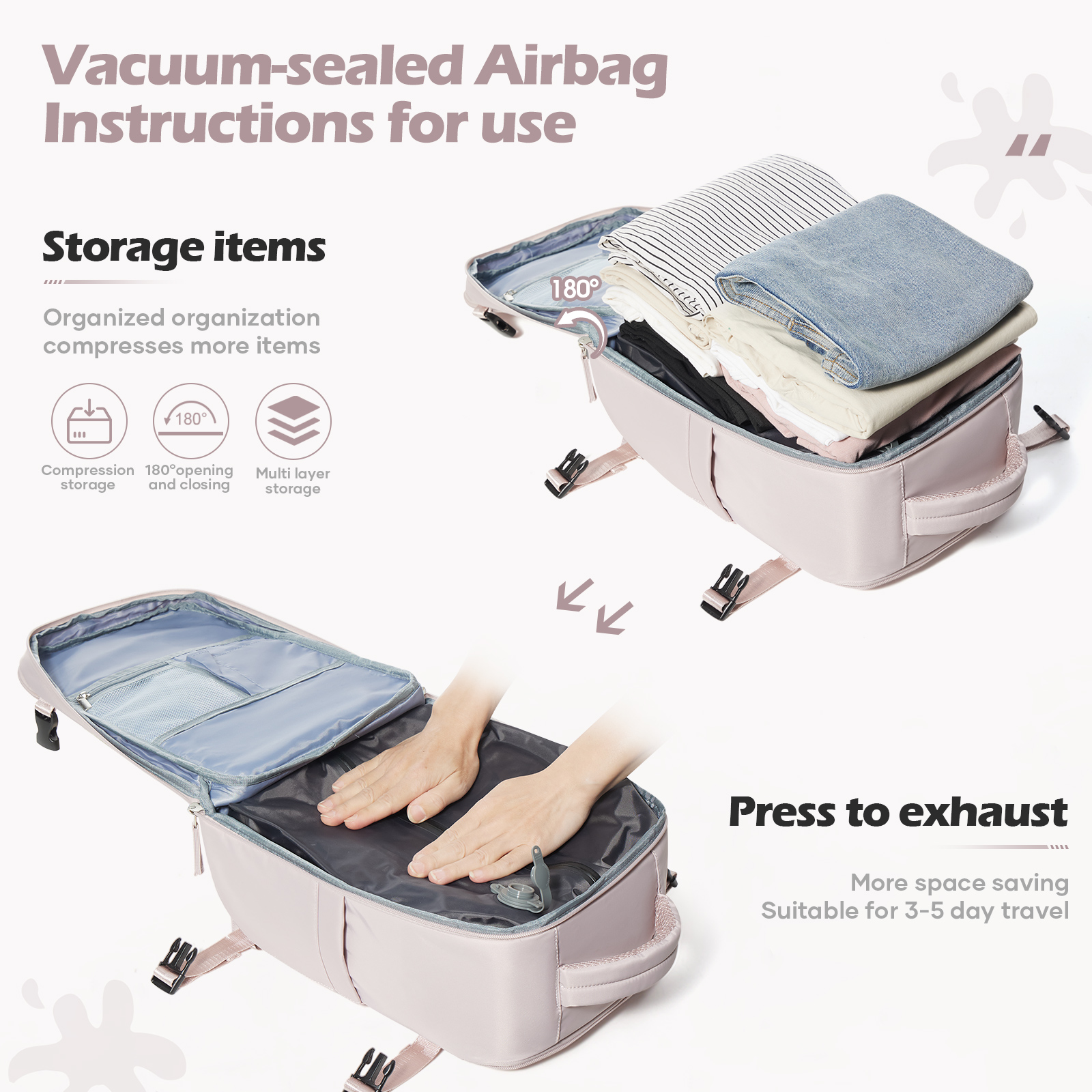 Vacuum-Compression-Backpack