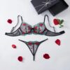 Lace & Floral-Embroidery-Lingerie
