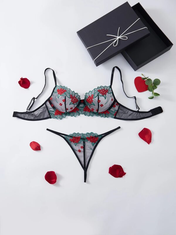 Lace & Floral-Embroidery-Lingerie