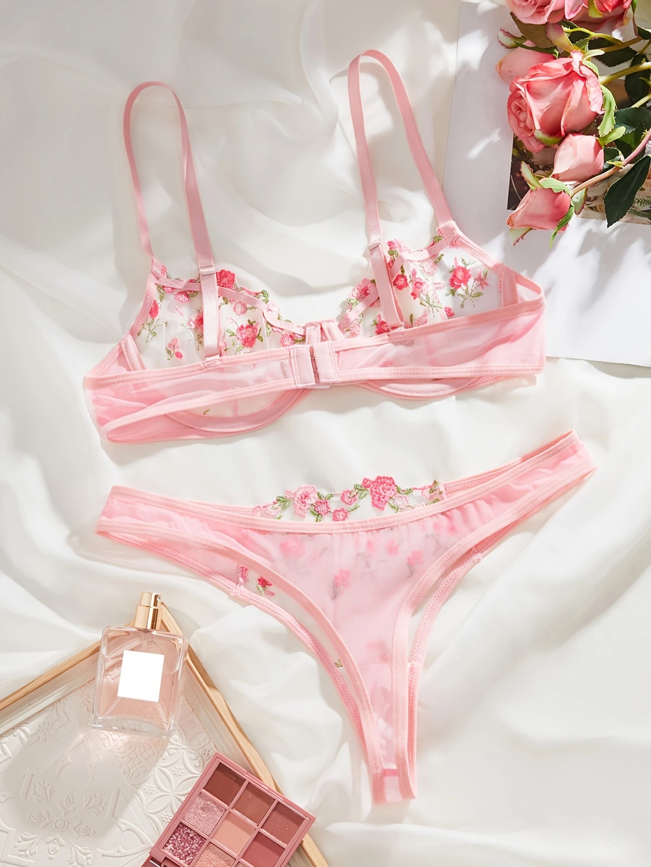 Floral-Embroidery-Pink-Lingerie