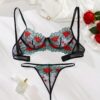 Lace & Floral-Embroidery-Lingerie