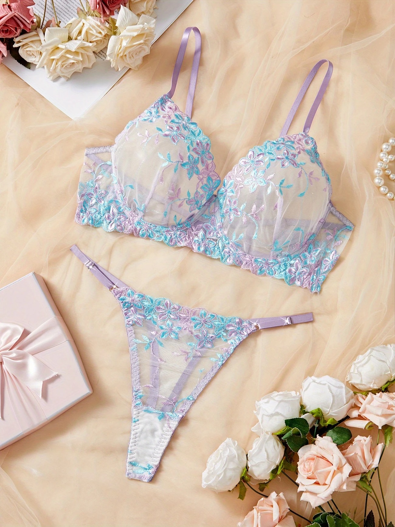 Embroidered-Lingerie