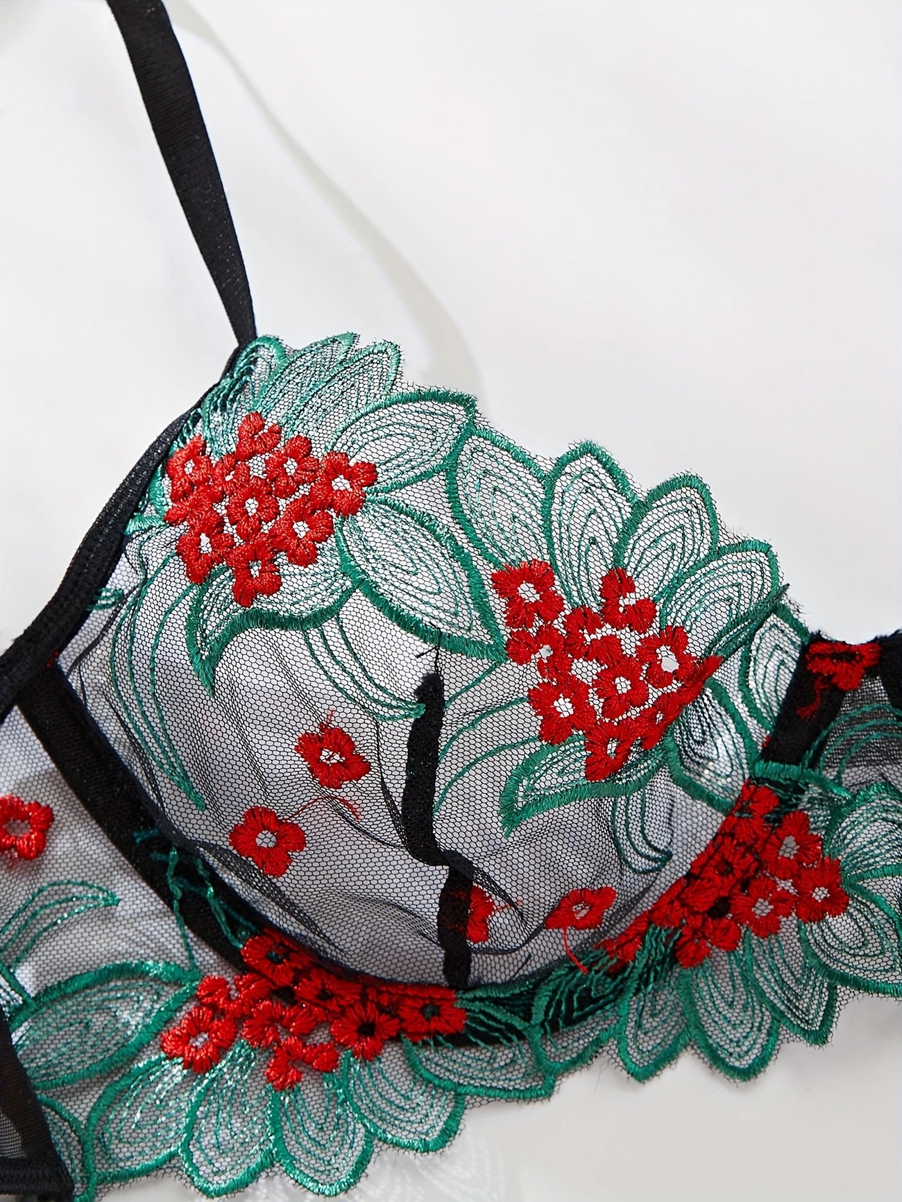 Lace & Floral-Embroidery-Lingerie