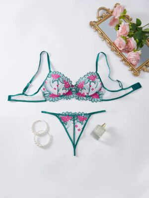 Lace & Floral-Embroidery-Lingerie